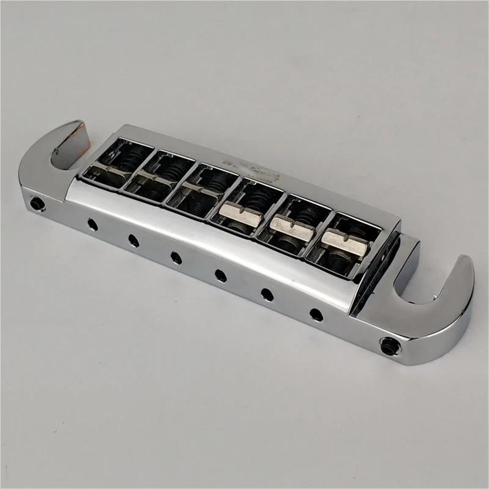 Puente de cola envolvente ajustable cromado plateado para guitarra eléctrica LP Puente Genérico Guitarra Acústica