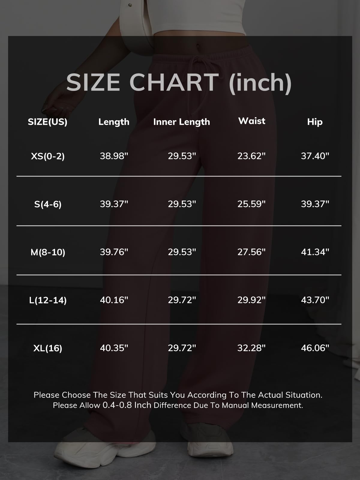 ATHMILE Womens Sweatpants Wide Leg Barrel Pants Baggy Joggers Low Waist Fall Fashion Winter Clothing Pockets 2025