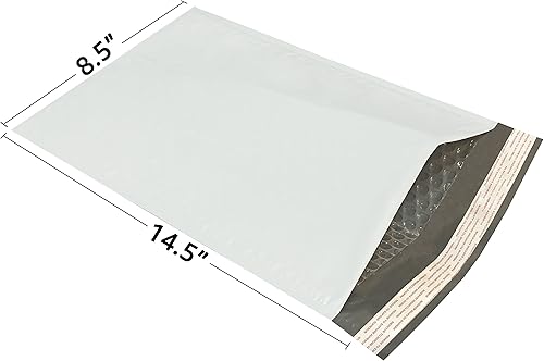 Miniatura 6 de Sobres acolchados de burbujas de polietileno  (100 unidades, 3-8.5 x 14.5 pulgadas) Paquete y envío  autosellado estándar industrial producto de
