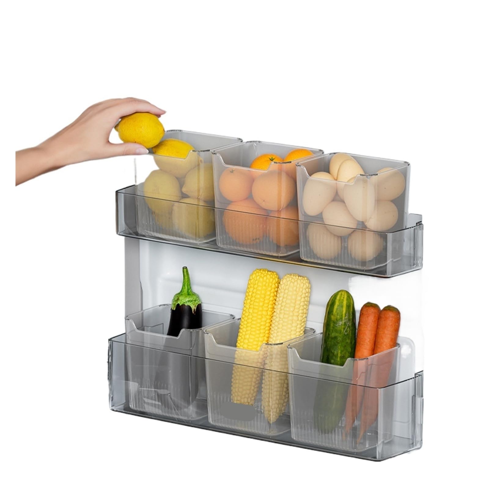 Caja De Almacenamiento De Puerta Lateral Del Refrigerador | Caja de almacenamiento for puerta lateral de refrigerador, organizador for nevera, organización de cocina, almacenamiento