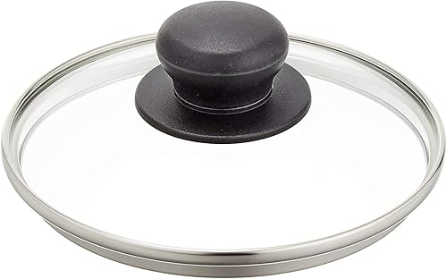 Urushiyama Metal Industries UYG-14 Frying Pan Glass Lid, 5.5 inches (14 cm), No Missing Delicious Timing, Full Physical Strengthening, Tempered