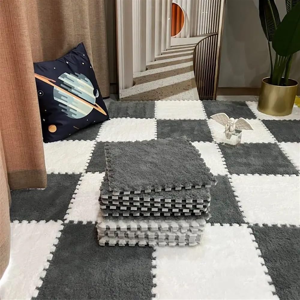 20 sztuk puszysta piankowa mata podłogowa, miękka pluszowa mata do puzzli, piankowa mata do zabawy sprzęt treningowy, wypełnienie podłogi do dekoracji komercyjnych