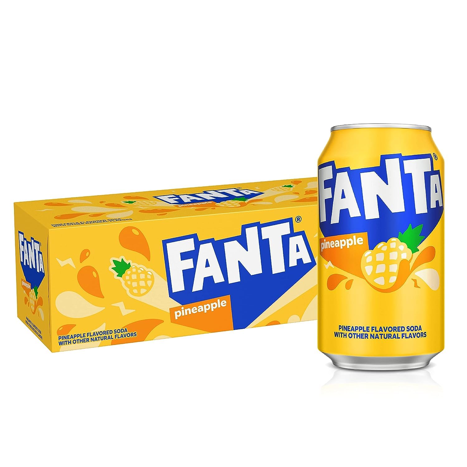 Fanta Pineapple 12 FL OZ (355ml) - 12 Cans