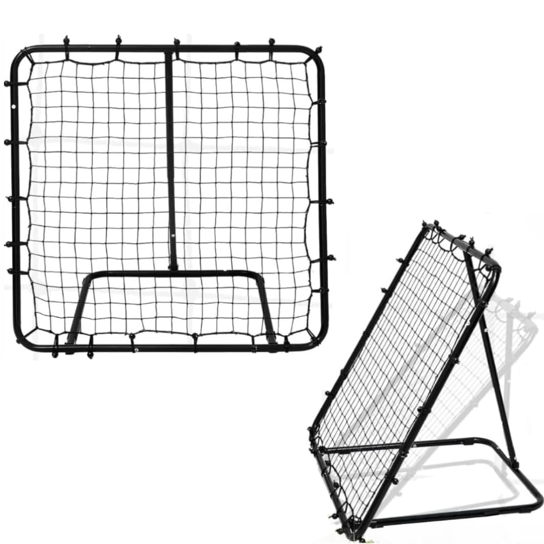 Dr. Sport Rebounder para fútbol, 120 x 120 cm, ajustable y plegable, reboteador para voleibol, balonmano y baloncesto, deportes