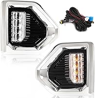 Vista 20 de G-PLUS Luces antiniebla para parachoques delantero con bombilla compatible con Jeep Grand Cherokee 2005 2006 2007 2008 2009 2010/compatible con Jeep