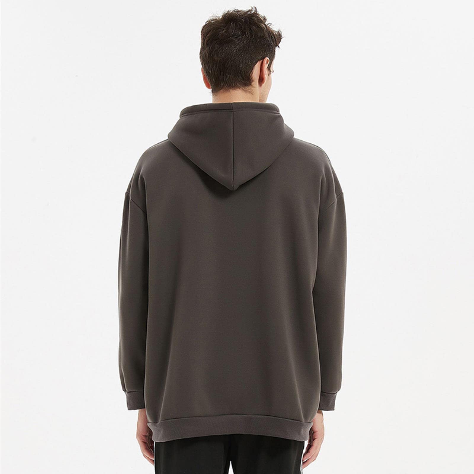Punk Hommes Hip Hop Streetwear Veste À Capuche Ange Sombre Imprimer Veste Manteau Harajuku À Capuche Vêtements d'hiver Zipper Hommes Vestes-631-noir, XXXL