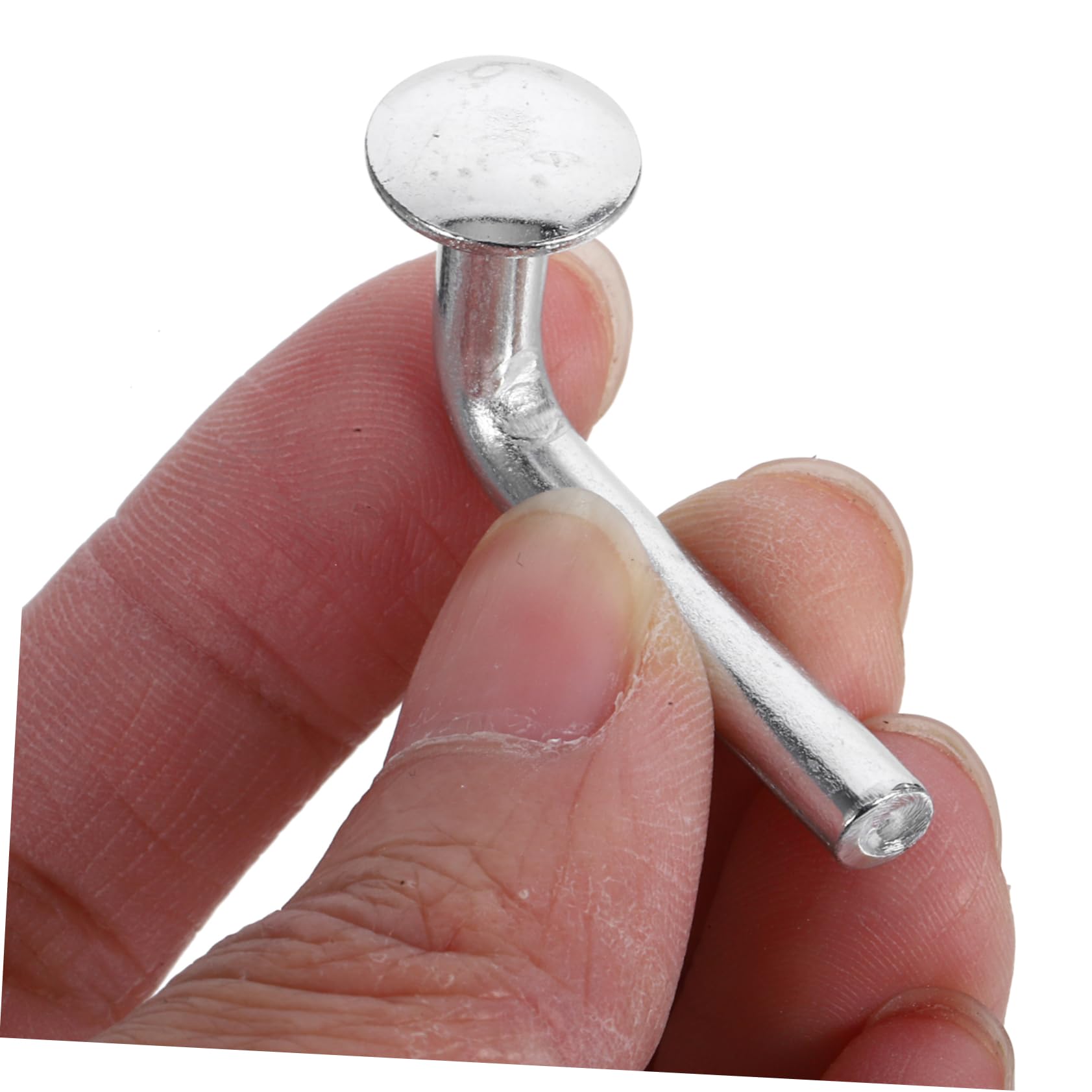 OUNONA Warehouse Werehousse 100pcs Security Pin Heavy Duty Universal Safety Pin Bolt Clips J Safety Clip, silver, 3.20X1.70X1.10CM - Image 3