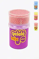 KIT Com 2 Gelelé Mix Slime com Bolinhas Coloridas brinquedo diversão criança