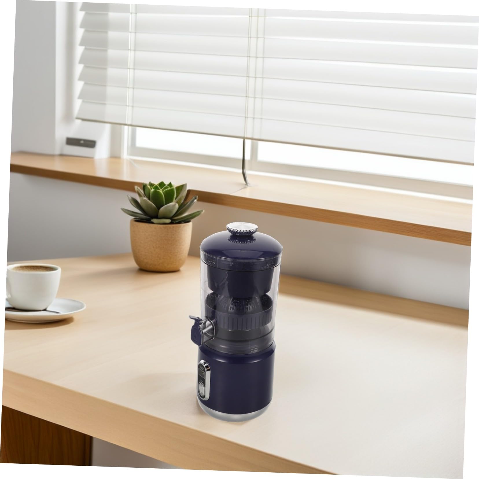 Zerodeko Exprimidor Portátil de Cítricos Exprimidor de Naranjas Eléctrico con Separador de Jugo Extractor de Jugo para Limón y Naranja para Viajes y Casa