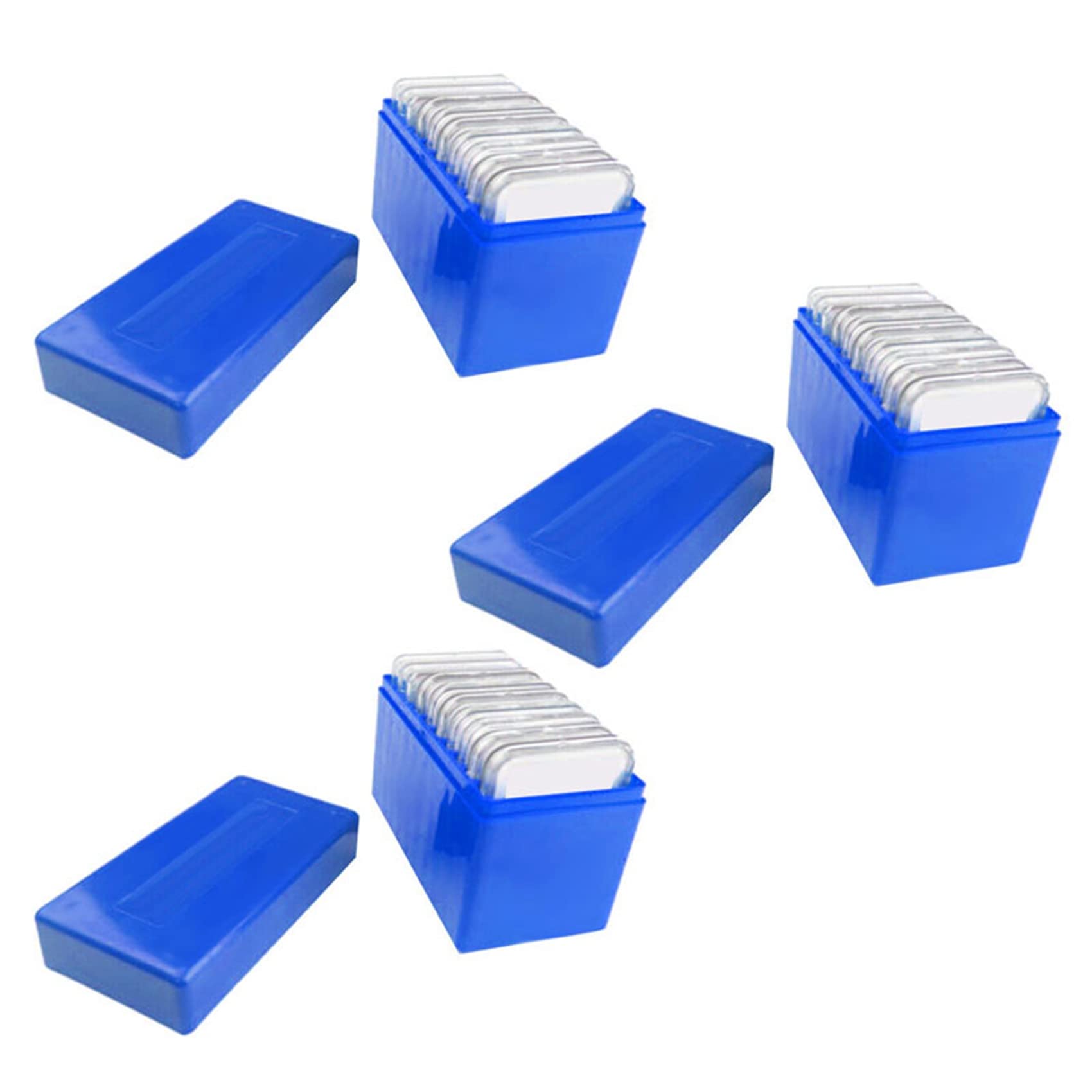 Hndhbfgrt 3X Square Plastic 10 Coin Capacity Holder Slab Storage Box Case Fit for PCCB