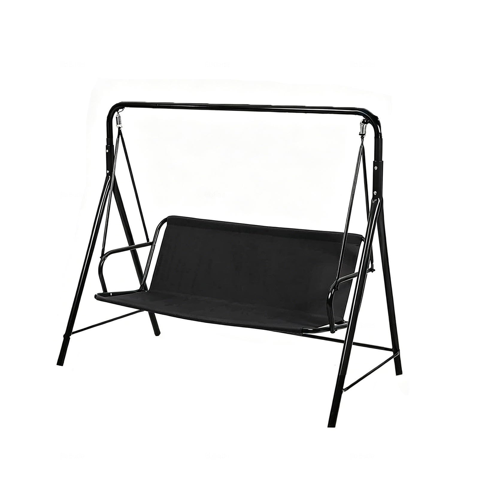 Porch Swing Replacement Seat 600D Thickened Waterproof Oxford Chair Bench Replacement Cover for 2/3 Seater Patio Garden Swing Chair,Black-56.7×17.7×21.7in