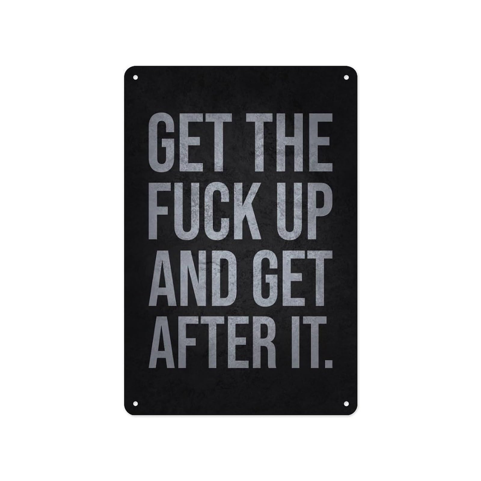 EKFBQBGW Vintage Change Motivational Quote Metal Tin Sign Wall-Art Inspirational Saying for Living Room Study Office Bar Garage 8 X 12 in