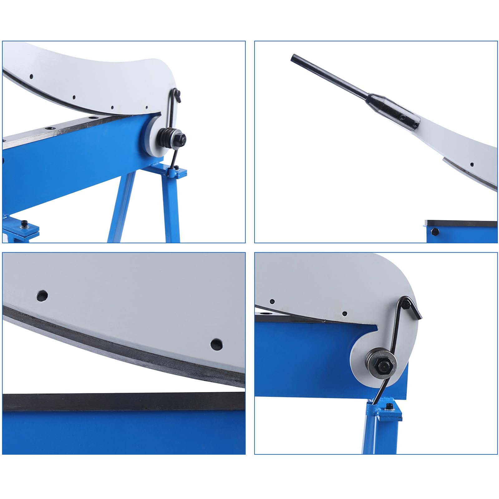Cizallas Cortadoras de Hojalata, 55-60HRC Tijeras para Chapa, 80x38x130cm para Chapa de 1.2/1.5mm Espesor de corte