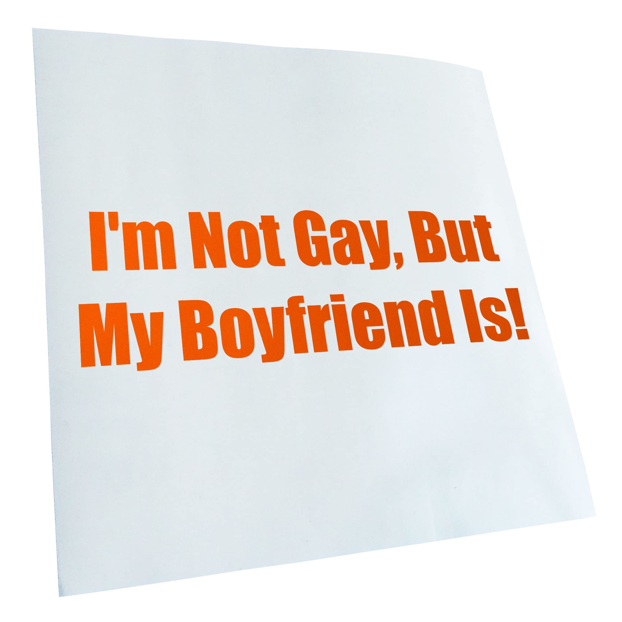 KIWISTAR I'm not gay, but my boyfriend 20 x 6.5 cm in 15 colours - neon + chrome!