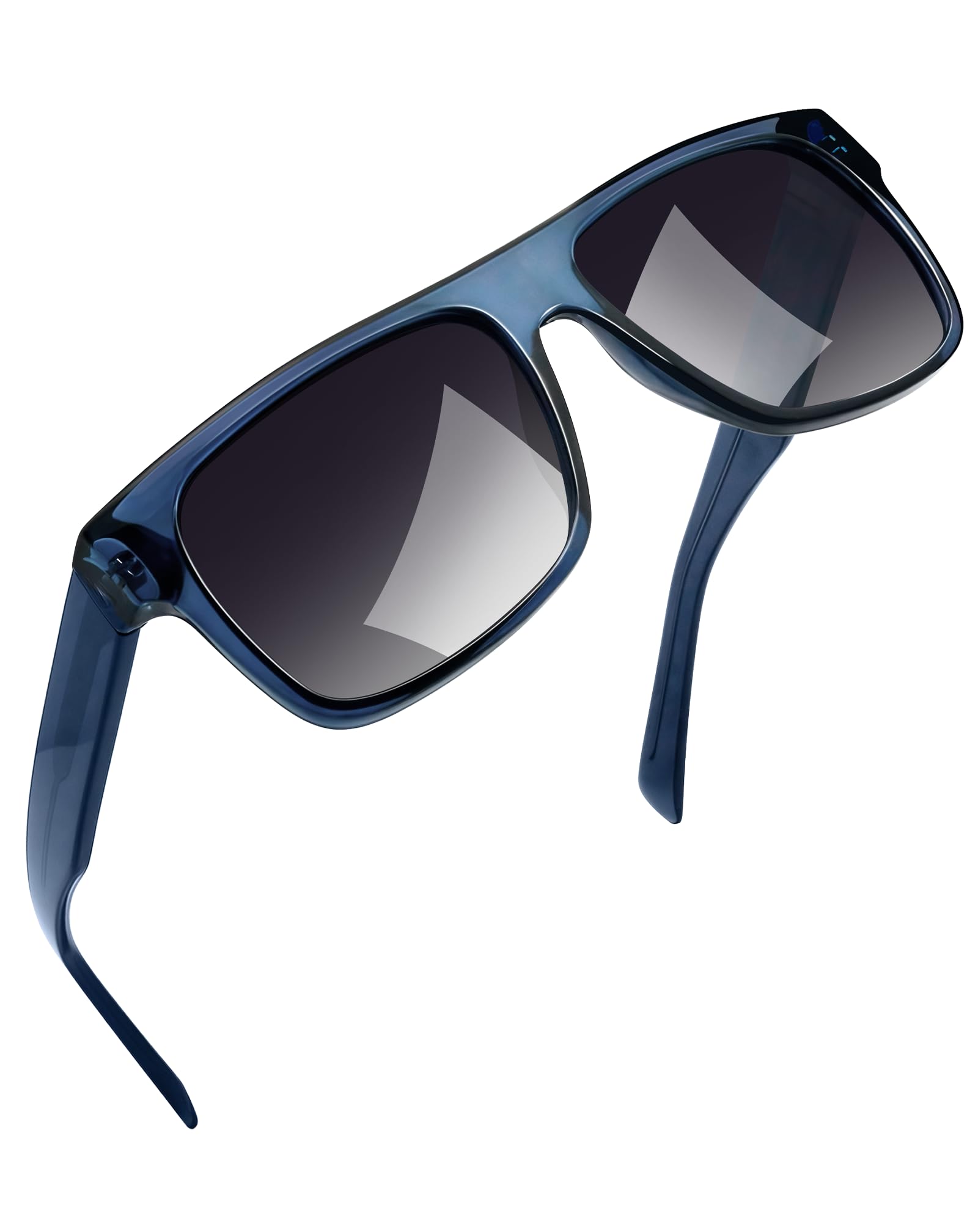Joopin Acetato Gafas de Sol Hombre Polarizadas Cuadradas Rectangulares Marco TR90 Estilo Clásico de Moda Protección UV400