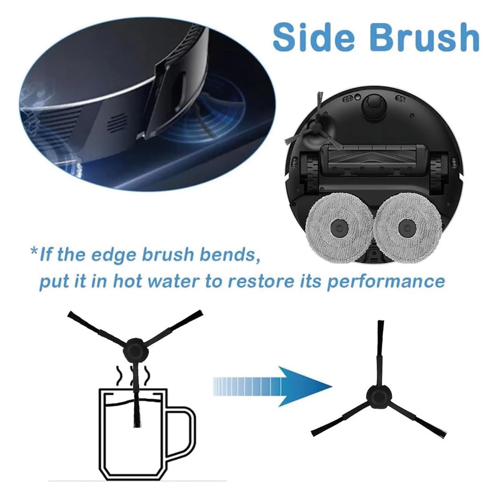Ensemble D'accessoires D'aspirateur Robot Entretien Quotidien