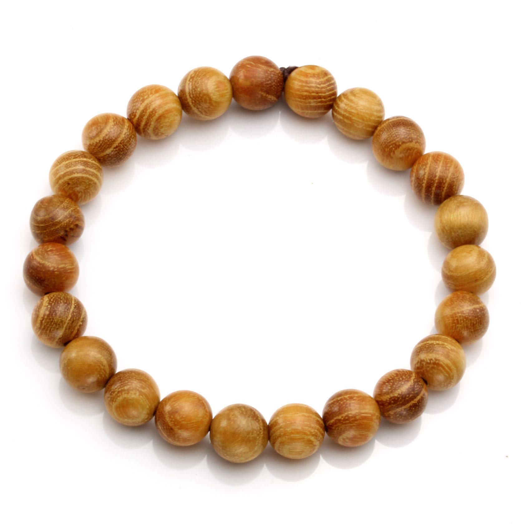 Pulsera elástica de Cuentas de Madera para Hombre y Mujer - 8 mm
