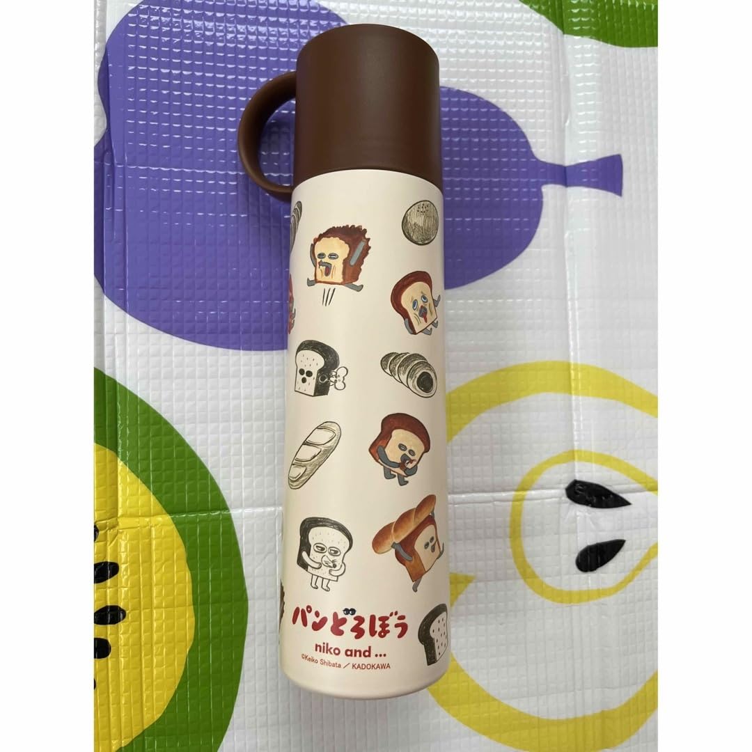Amazon.co.jp: niko and… コラボ パンどろぼう ステンレスボトル 480ml