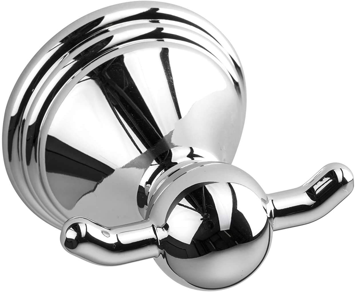 3xCroydex Westminster Wall Mounted Robe Hook with Zinc Alloy Construction, Chrome