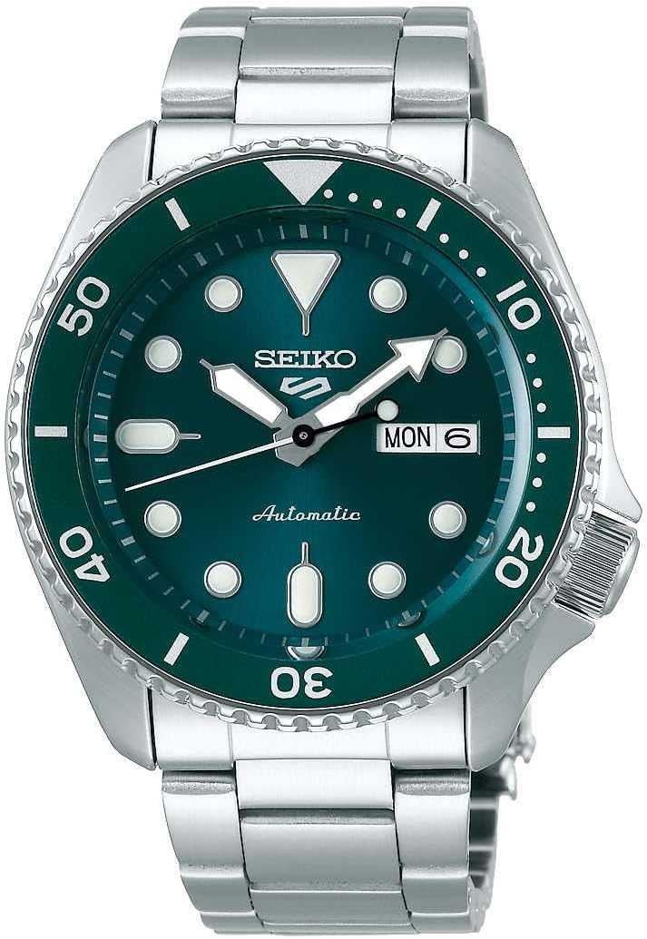 Men's Analogue Automatic Watch Seiko 5 Sports, Green, 1K1, 1K1