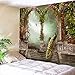nobranded Hogar Tapiz de Plantas Verdes Decoración del hogar de Estilo Pastoral Imprimir Estilo de Dibujo Decoraciones Creativas para el hogar para la Sala de Estar