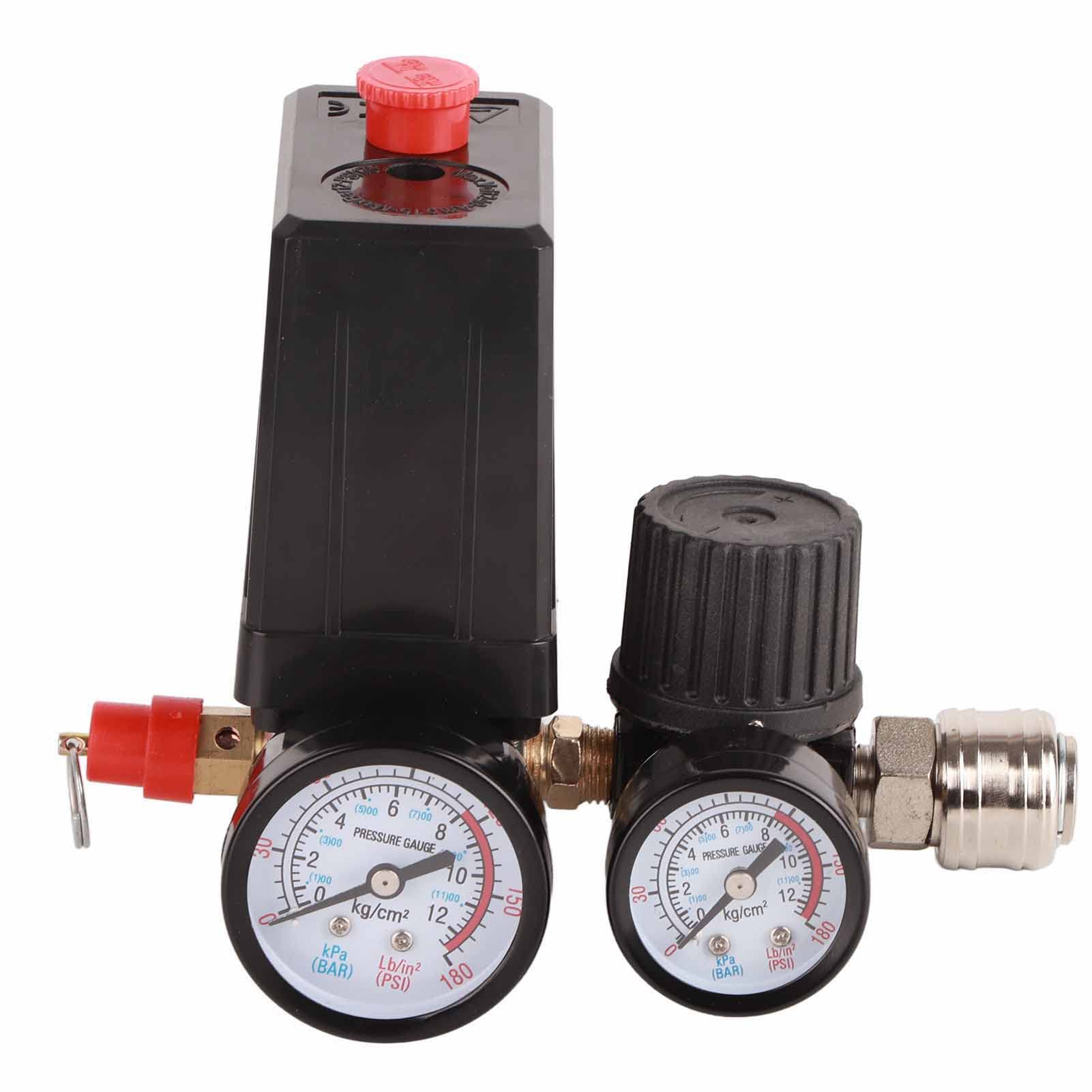 Compresor Interruptor de Presión 220V, Regulador de Presión del Compresor de Aire Repuestos Interruptor de la Válvula de Control del Compresor Regulador del Compresor de Aire con