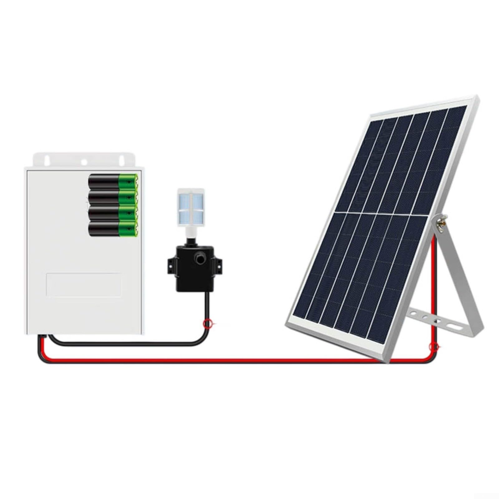 Solar Wasserpumpe 9V 6W 10W Mit Energiespeicher Und 5-Gang Einstellung Mit Akku Und Solarpanel Für Gartenteich, Fischbecken Und Wasserspiele(9v 10w 2600mAH)