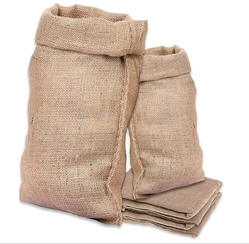 OuM Lot de 5 sacs en toile de jute 50 x 85 cm (220 g/m²), capacité de charge de 25 kg