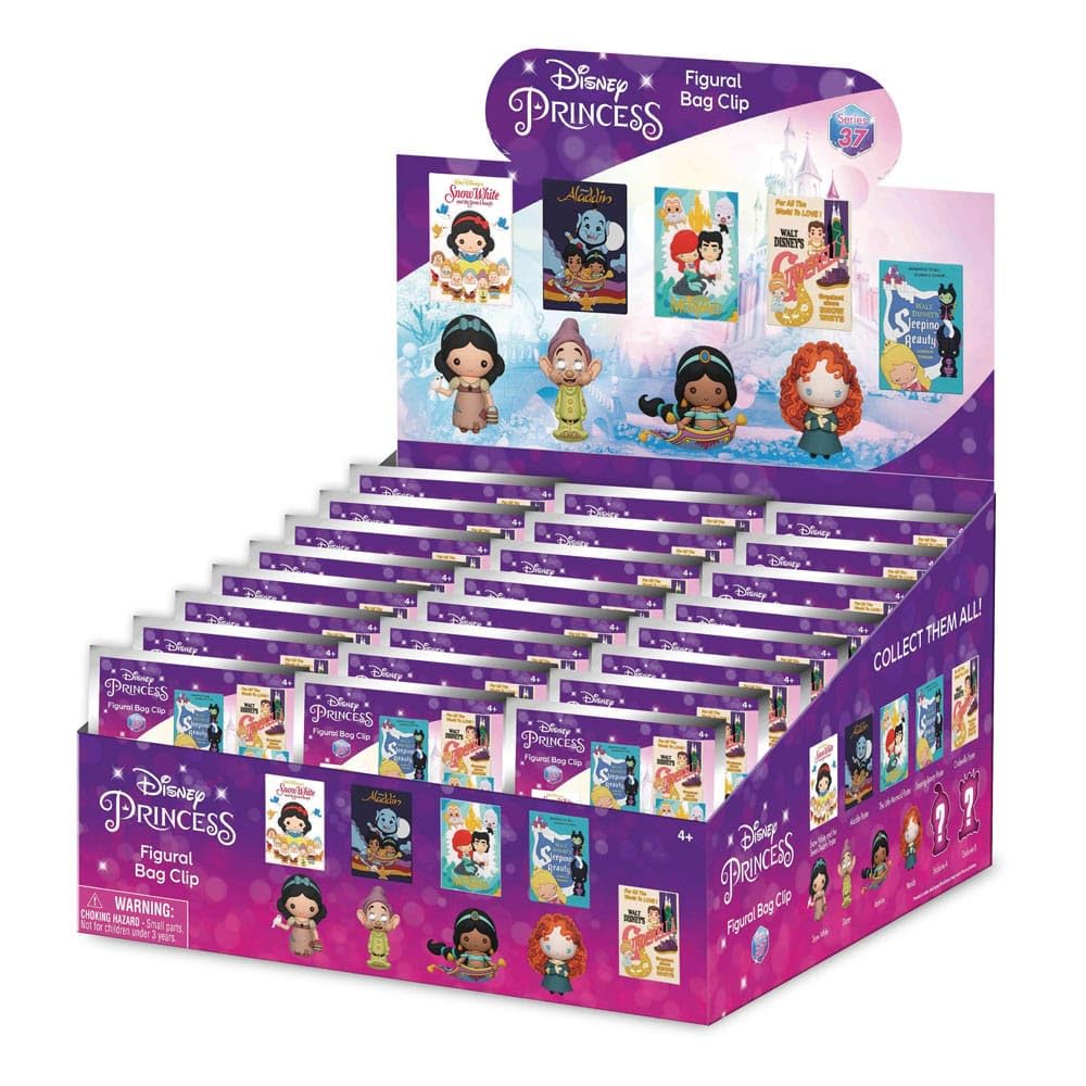 Princess Series 37 3D Figural Foam Bag Clip Mystery Pack Blind Bag