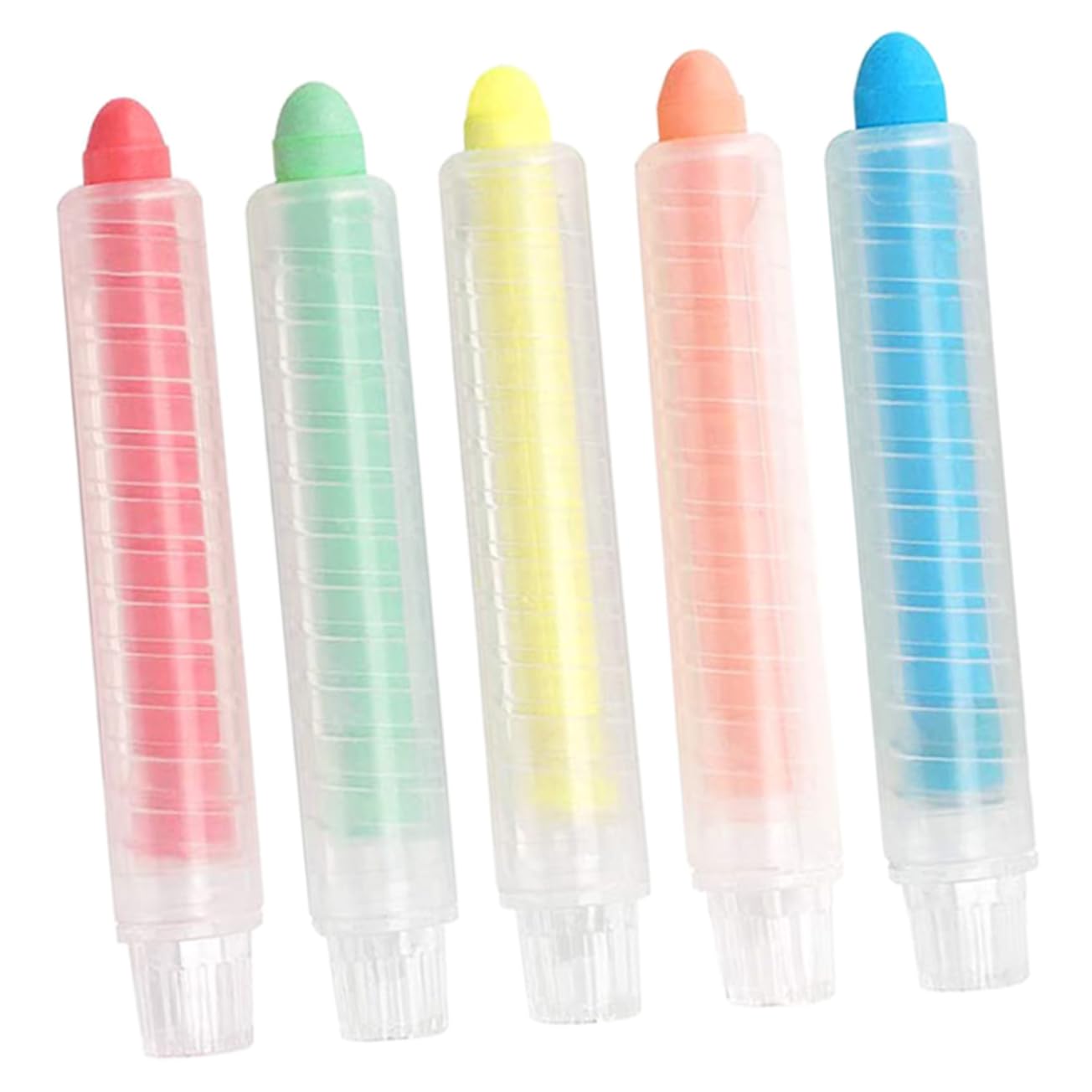 DOITOOL 5pcs Chalkboard Chalk Colored Chalk for Chalkboard Plastic Random Color