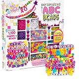 Just My Style ABC Beads by Horizon Group Usa, 1000+ Charms & Beads, Alphabet Charms, Accent Beads, Seed Beads, Star Beads, Wax Beading Cord, Satin Cord & Key Ring Included, Bright