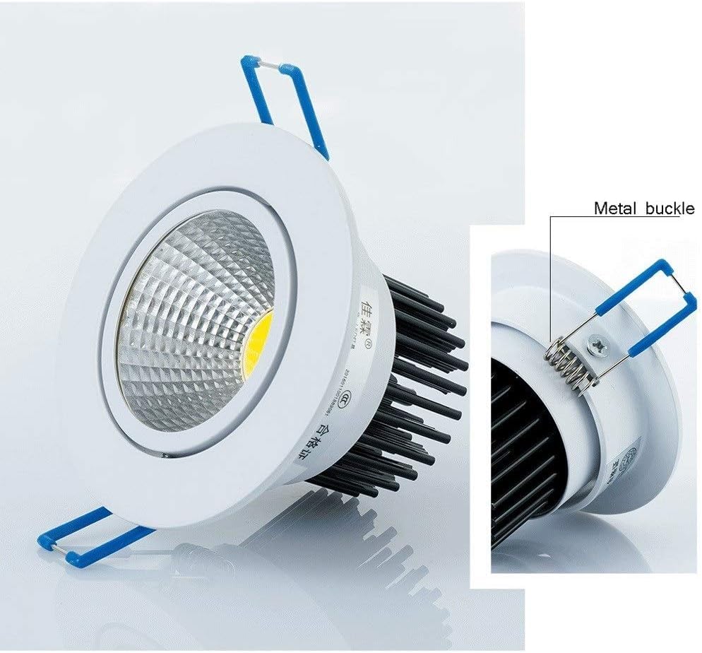 Luz de techo empotrada con tono Warm Light de 3W para iluminación interior elegante 3