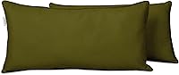 Vista 29 de Funda de almohada lumbar de tela de poliéster para interiores y exteriores, impermeable, rectangular, para todo tipo de clima, para muebles