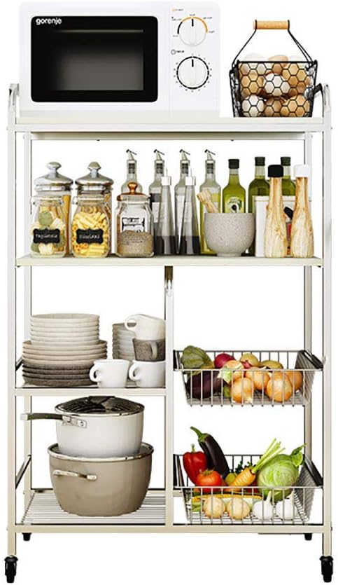 Kitchen Rack al Kitchen Supplies Storage Rack Floor 4 Microwave Storage Vegetable Bowl Rack