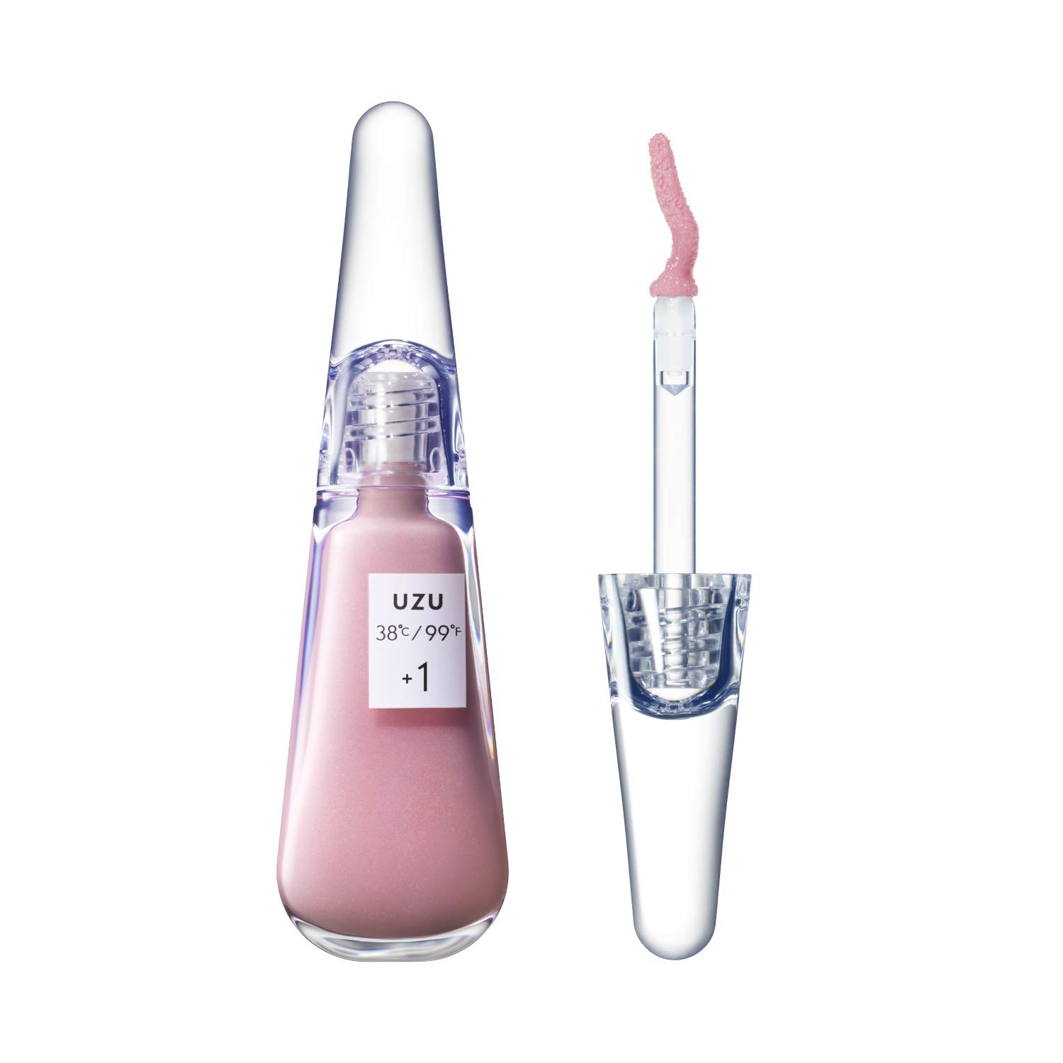 UZU BY FLOWFUSHI 38℃/99℉ Lip Treatment +1 Sheer Pink SPF20 PA++