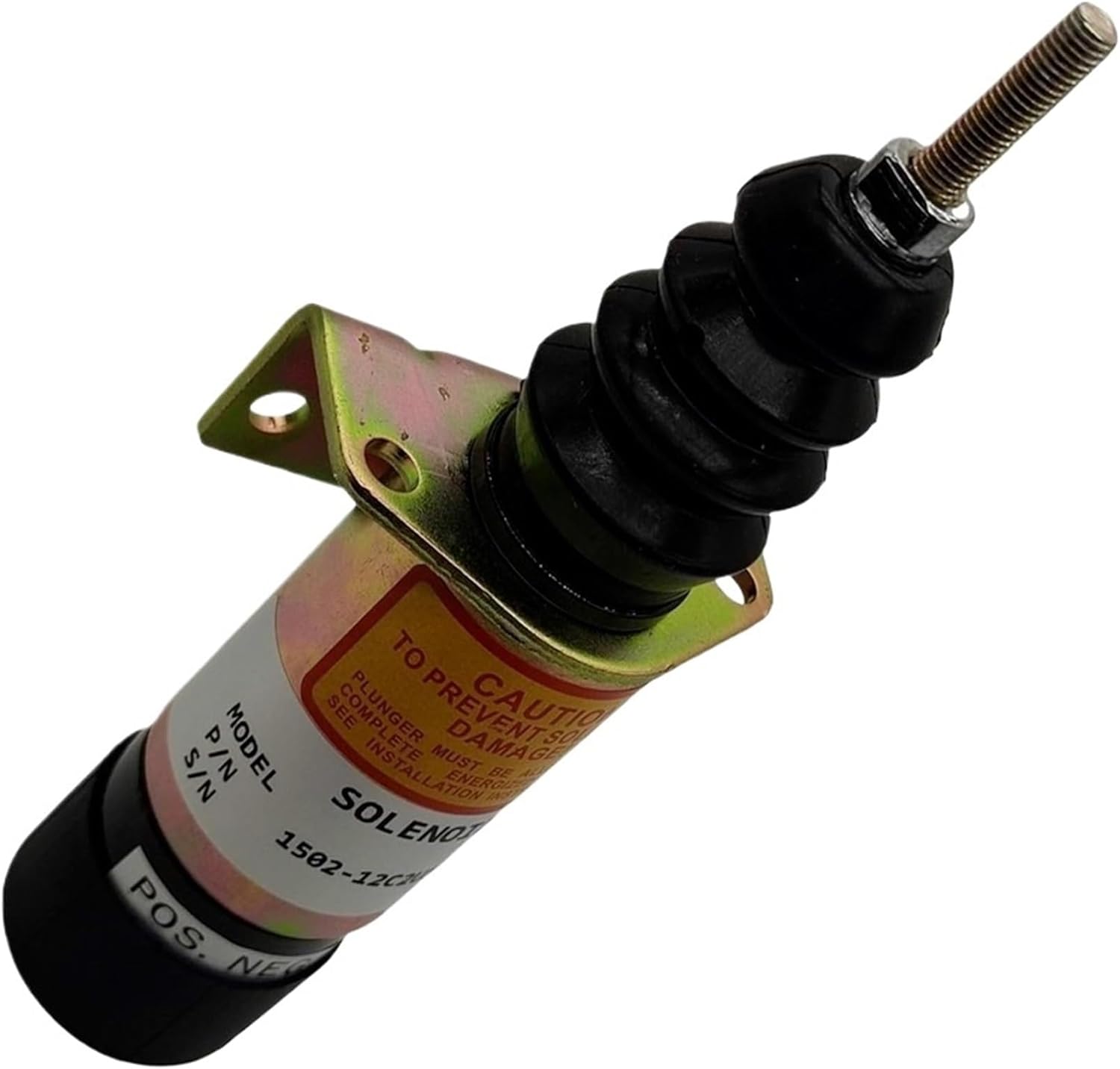 Excavator Parts 12V Fuel Shutdown Solenoid Valve 1502-12C2U1B2 150212C2U1B2 Compatible With Excavator Engine