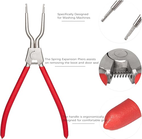 Miniatura 3 de 383EER4001A - Herramienta de extracción de expansión de resorte de tina interior y exterior, reemplazo para LG y Samsung TJTSE-1, 383EER4001A,