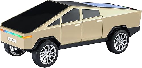 Solar-Powered car-Shaped Bluetooth Speaker, Portable Wireless Stereo, high-Definition Sound Quality, TWS Dual-Ear Pairing, Truck-Shaped Speaker,