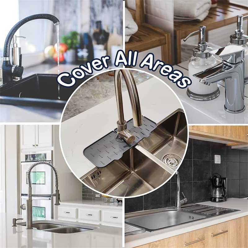 Aazon.co: 17" Kitchen Sink Splash Guard - Freefa Silicone Faucet At