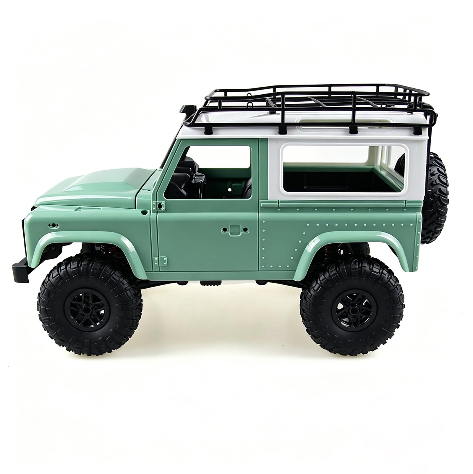 Goolsky MN-D90 Rock RC Crawler 1/12 4WD 2.4G Camion Télécommande à Grande Vitesse de la Voiture de Camion de Route RC a mené la lumière RTR (Bleu)