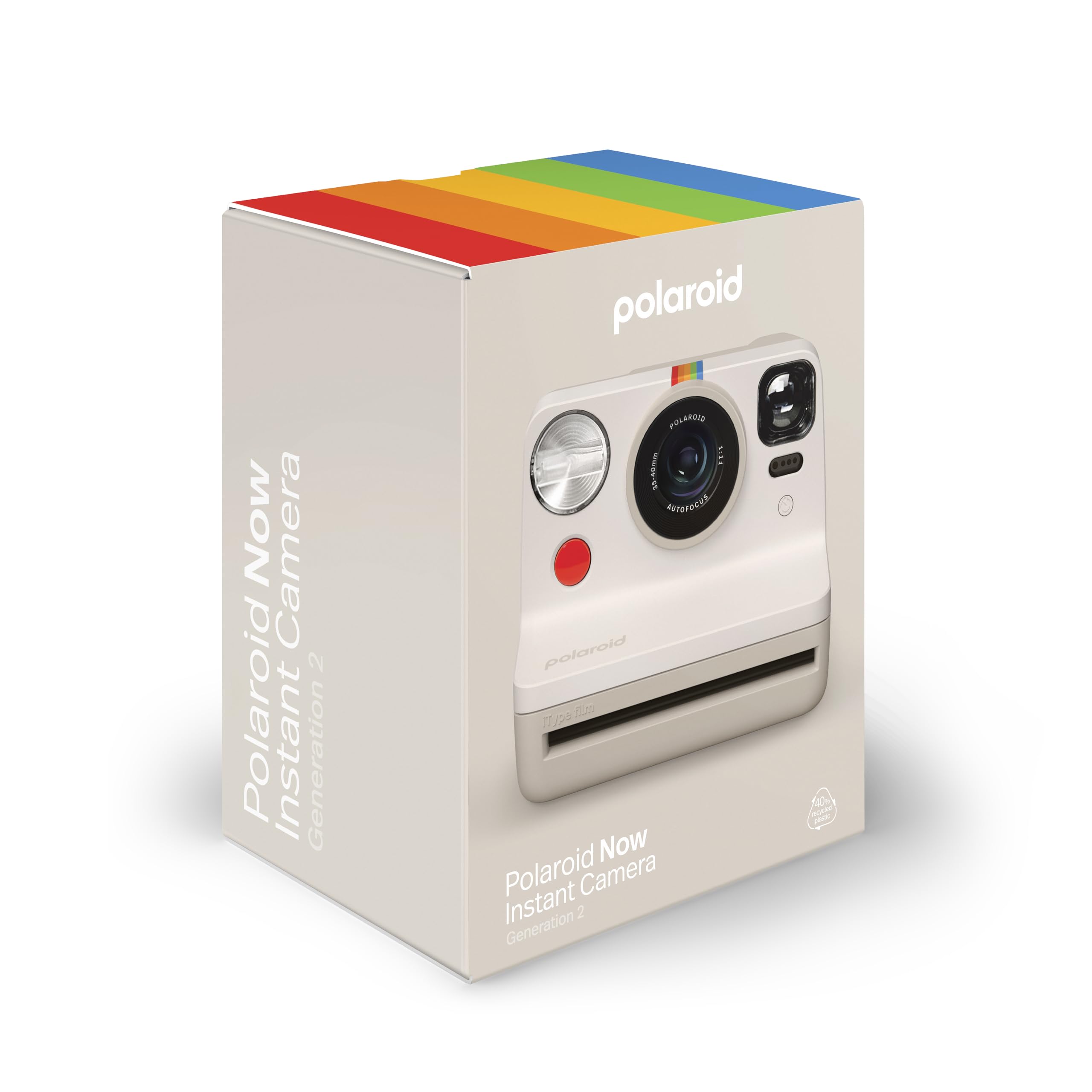 Polaroid Now 9130 Aparat błyskawiczny typu I Vintage biały