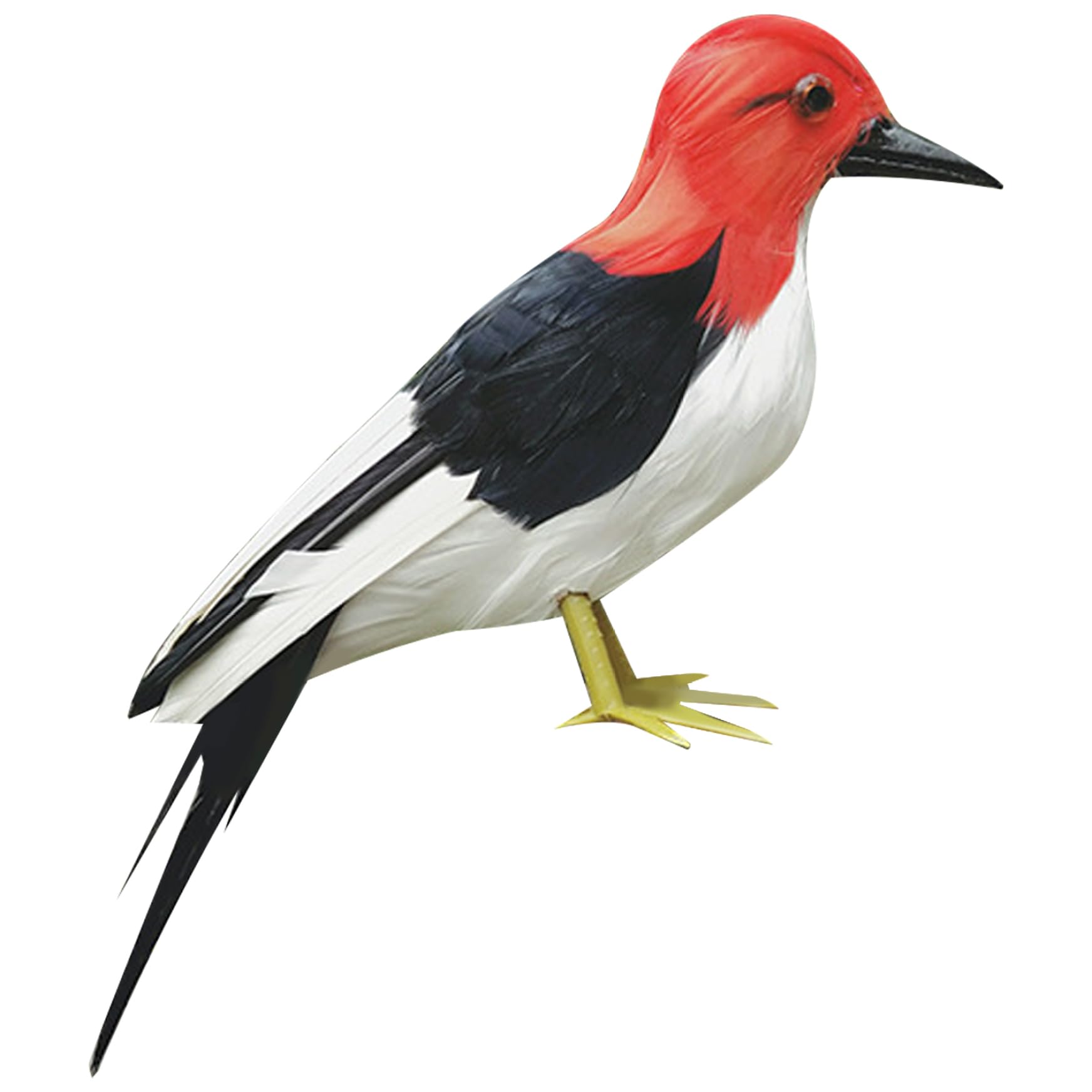 Pic oiseau réaliste en fil de fer pour décoration de cour et pelouse