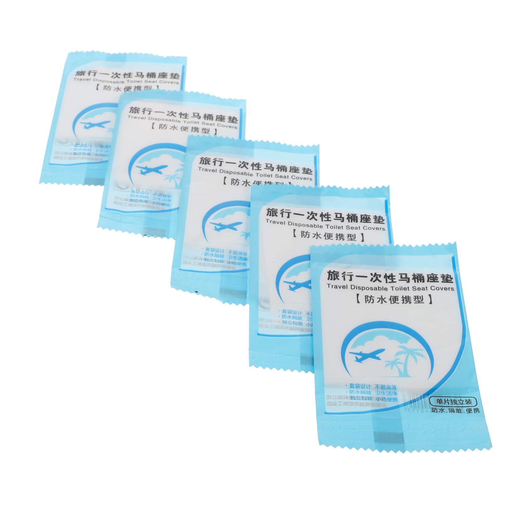 CIYODO Pcs Disposable Toilet Seat Covers Thickened Potty Bags for Portable Toilets Round Seat Covers Sanitary Safe for Adults Boys and Girls