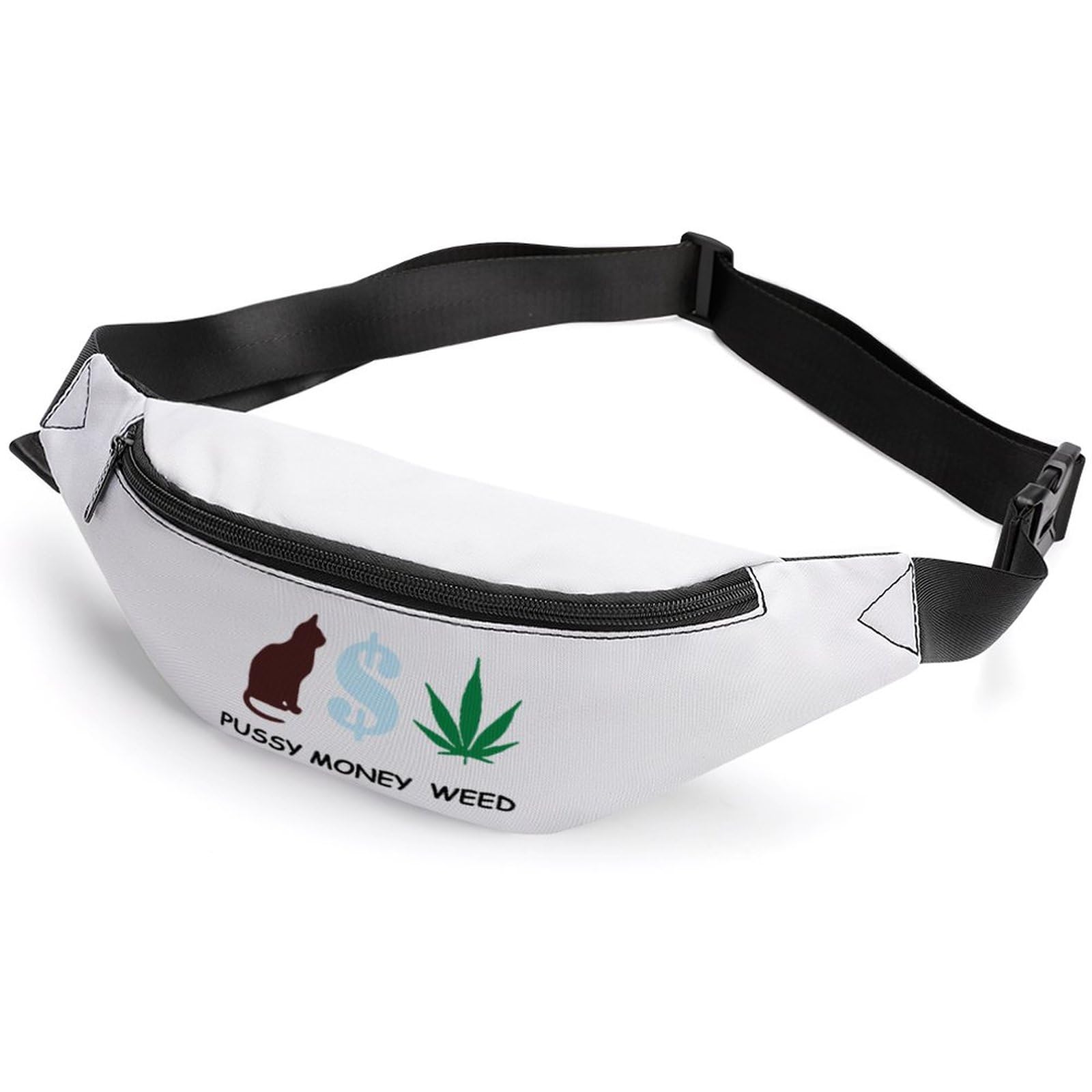 Weed Bags No Boundaries Hands Free Fanny Pack, Tan, Women's Cross