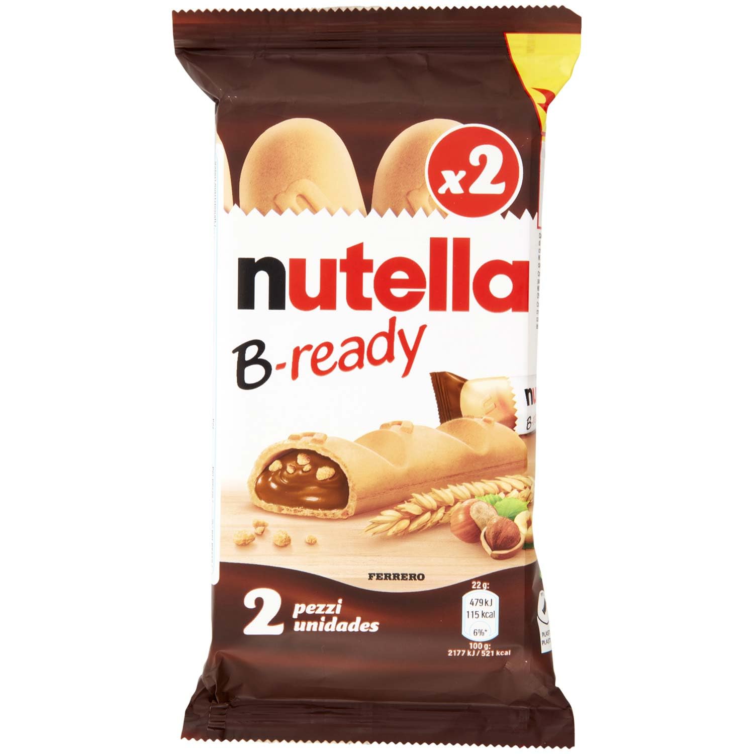 Nutella B-ready (44g (Pack of 3))
