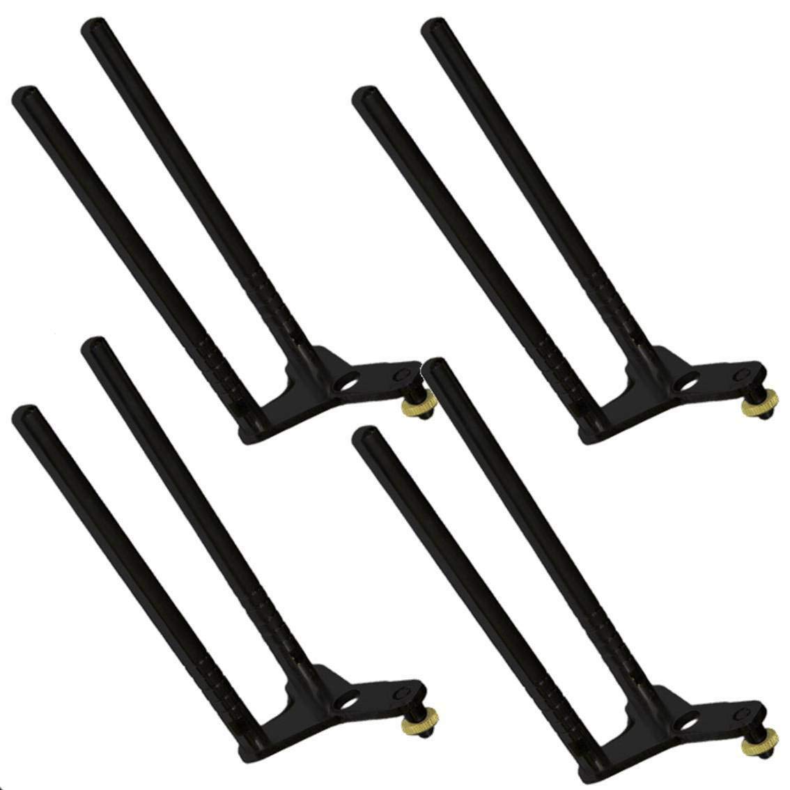 4 X Lidsters Black Snag Ear Bars for Bite Alarms Universal Carp Fishing Tackle