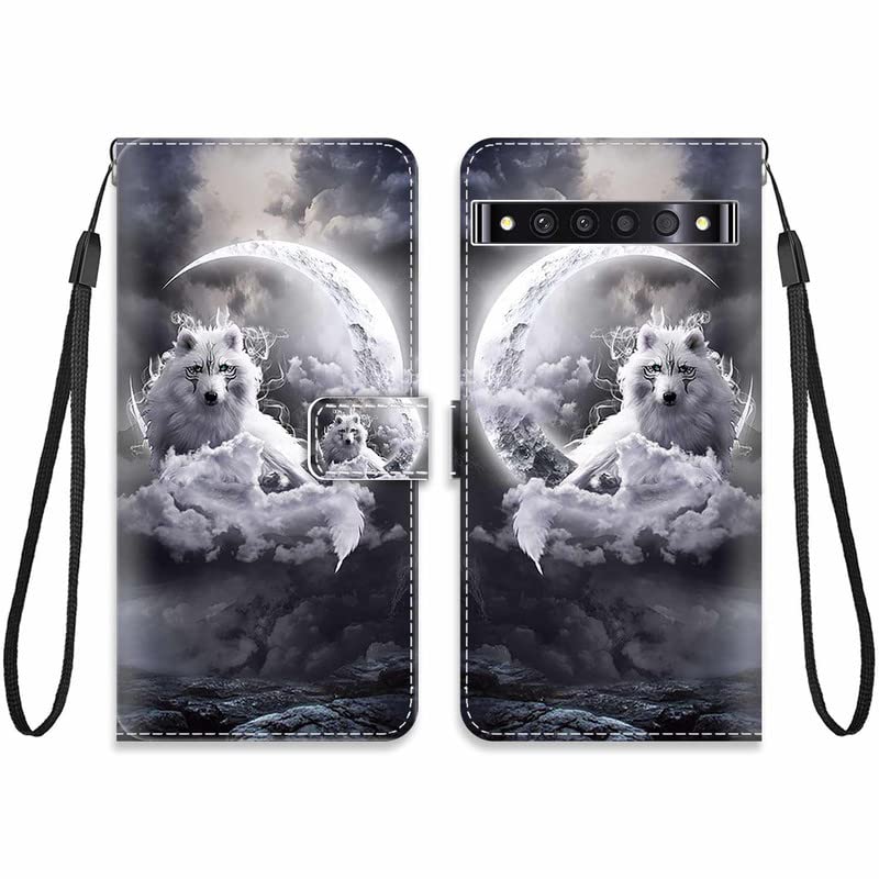 Cover Compatibile con TCL 40 XL Custodia Pelle Portafoglio