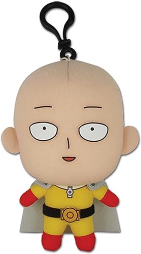 Miniatura 2 de Gran entretenimiento oriental sola perforación man-saitama coleccionable Juguete de felpa, 5"