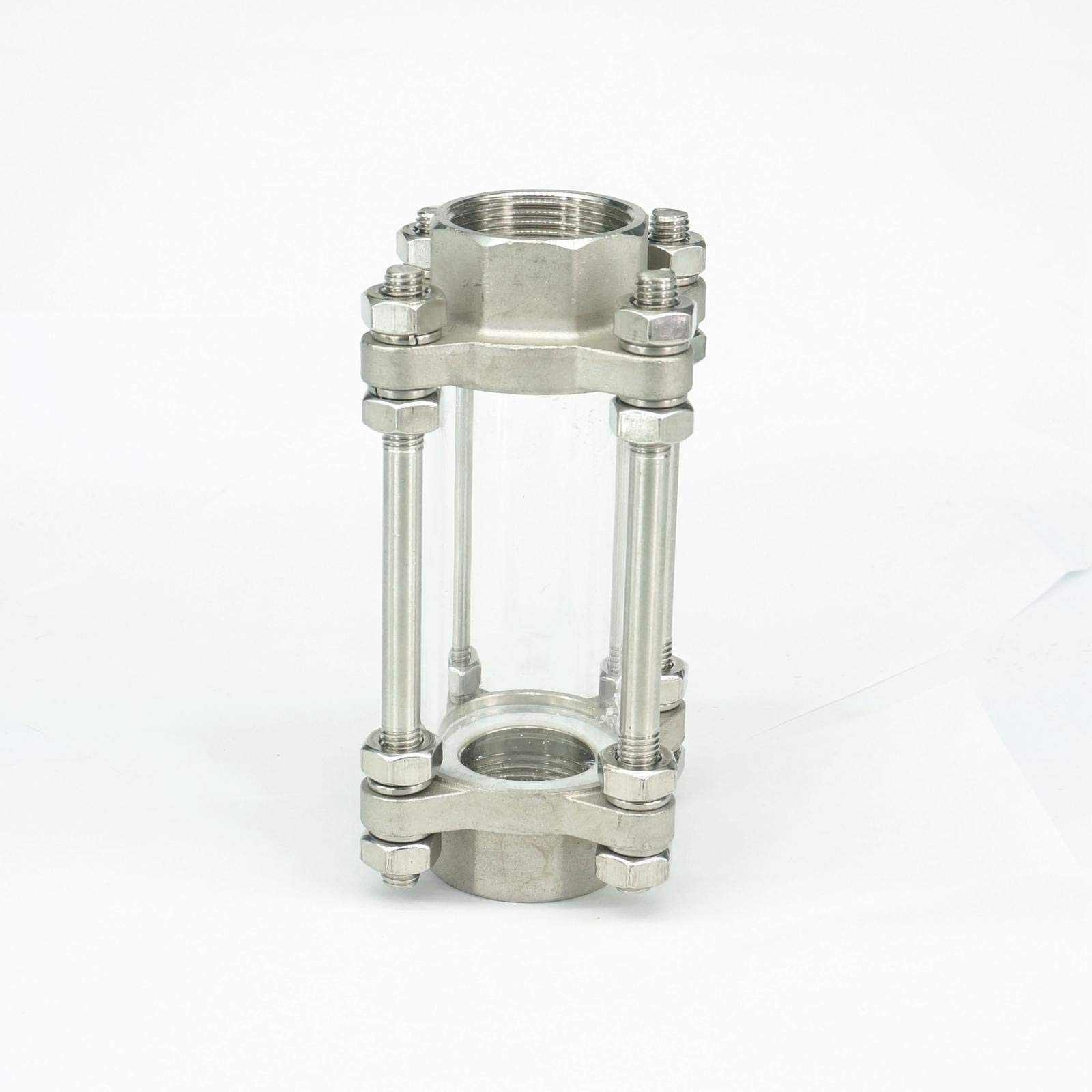 1-1/2" BSPT Innengewinde SUS304 Edelstahl Durchfluss-Schauglas Dioptrien 85 PSI,Schnellverschluss-Schauglas aus Edelstahl,