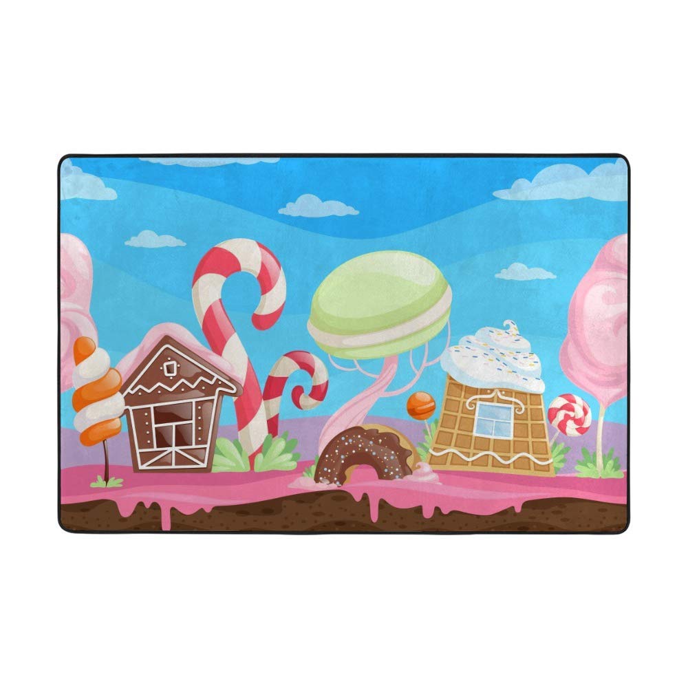 Tapis super doux paysage mignon pour réchauffer le sol du salon familial